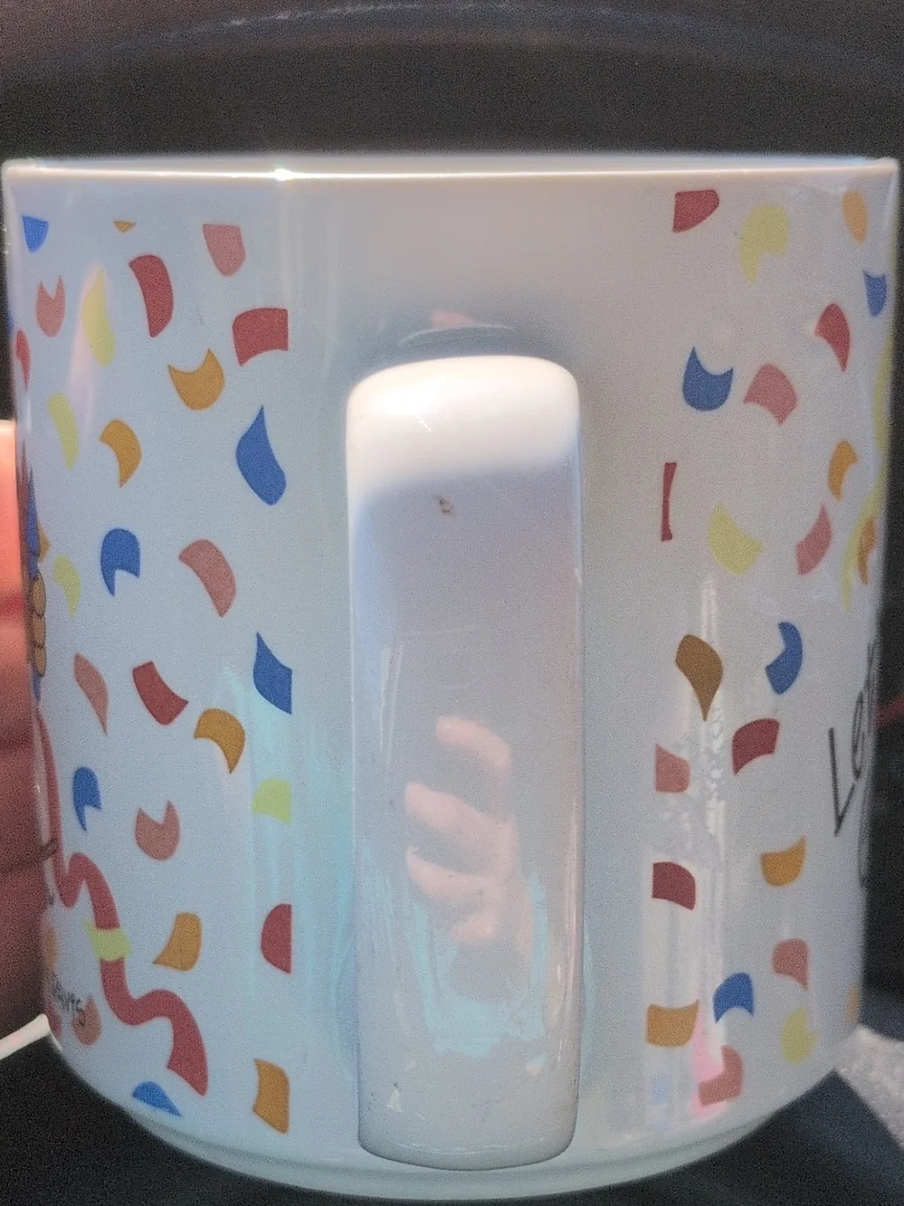 Garfield Enesco Celebration Ceramic Mug - Colorful Confetti Design 1978 July